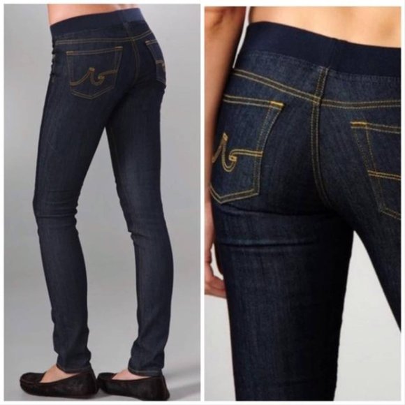AG Adriano Goldschmied Womens Size 29 Jeans The Tights Dark Wash Skinny - Picture 1 of 9